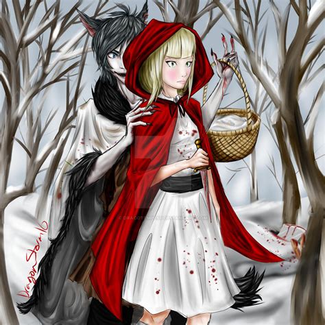 Red Riding Hood And The Wolf By Dracotempest On Deviantart
