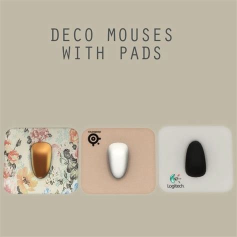 Leo 4 Sims Deco Mouse With Pad • Sims 4 Downloads Sims 4 Sims Sims