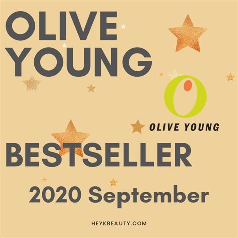 Olive Young Bestseller - 2020 September - Hey K-Beauty!