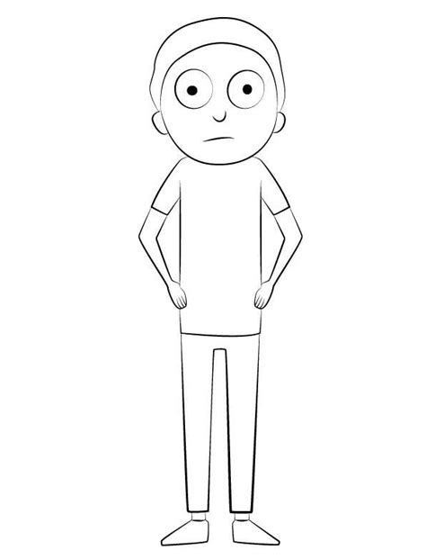 Rick And Morty Coloring Pages Printable Pdf Coloringfolder Hot Sex