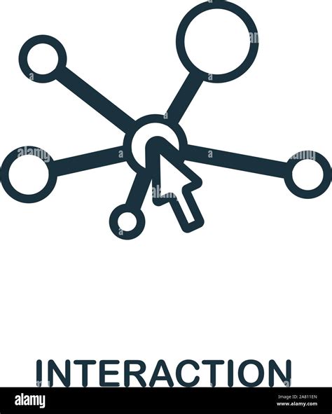 Interaction Icon Outline Style Thin Line Creative Interaction Icon For
