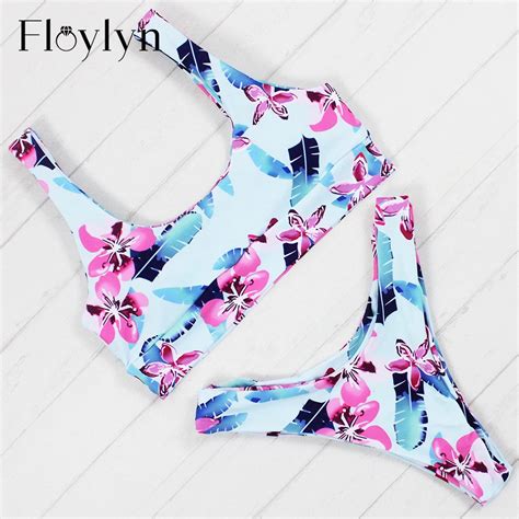 floylyn exclusive bikini women sexy swimsuit thong bikini set halter summer swimwear brazilian