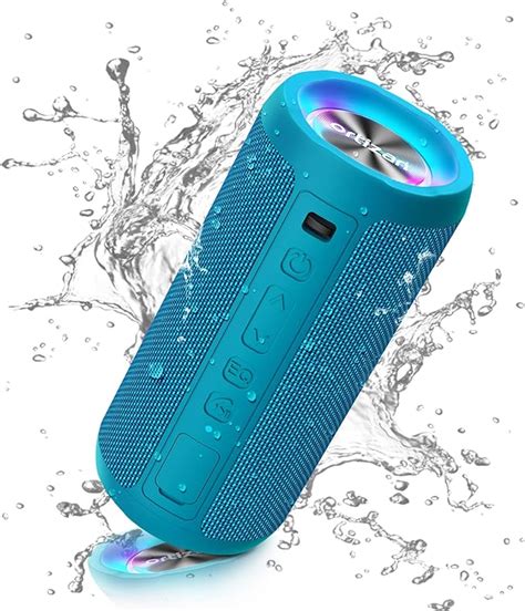 Ortizan Bluetooth Speaker Portable Wireless Bluetooth Speakers With Led Light Louder Volume