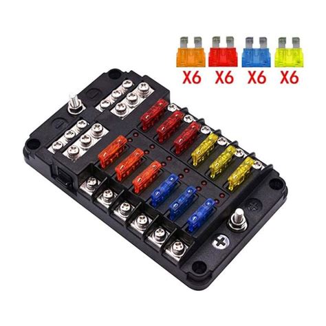 12v Fuse Box Up To 12 Circuits Vunked