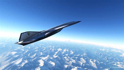 The Hypersonic Bomber Darkstar Nuclear Punisher For Microsoft Flight