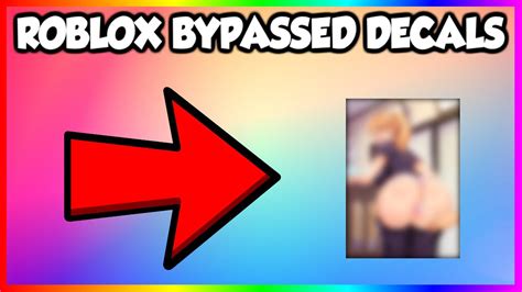 Roblox New Bypassed Decals