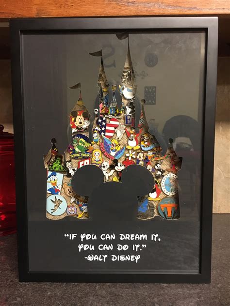 I Made A Shadow Box Of Some Of My Favorite Pins Rdisneypinswap