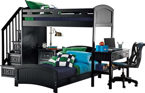 The list gets updated daily, and almost all of them are verified and free to use. Cottage Colors Black Twin/Twin Step Loft with Desk | Loft ...