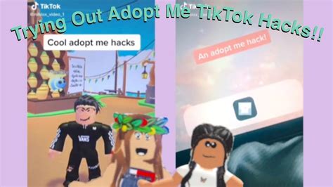 Roblox, the roblox logo and powering imagination are among our registered and unregistered trademarks in the. Trying Out Adopt Me TikTok Hacks!! | MJ Gaming - YouTube