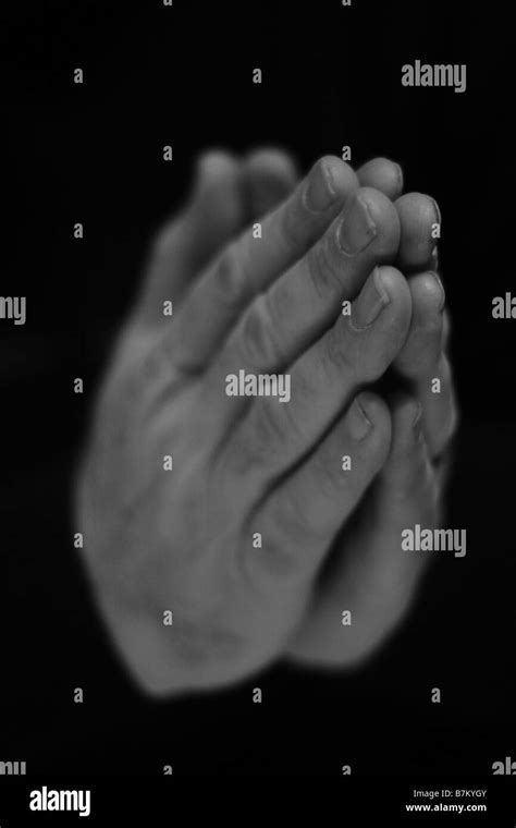 Praying Hands Black And White Stock Photos And Images Alamy