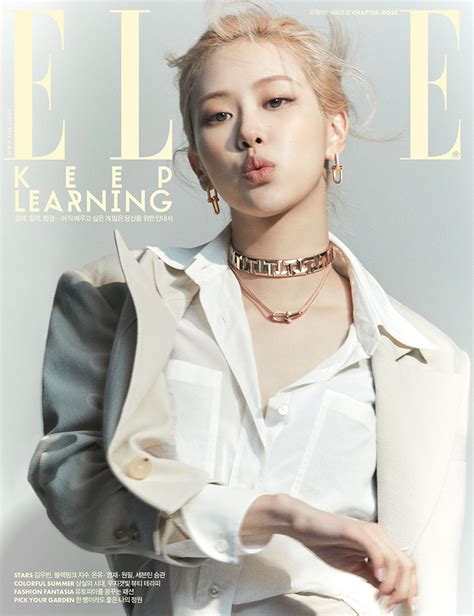 Blackpink Rosé For Elle Korea Magazine June Issue Kpopmap