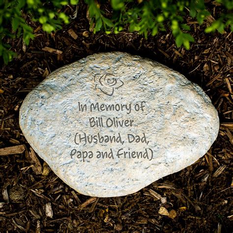 Any Message Engaged Memorial Garden Stone Tsforyounow