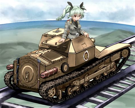 Takahashi Rodemu Anchovy Girls Und Panzer Carro Veloce Cv 33 Girls Und Panzer Bad Id Bad