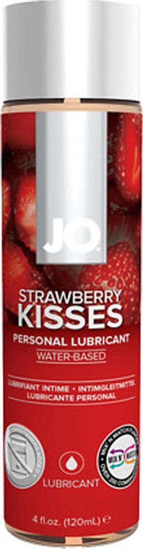 System Jo H2o Personal Lubricant Waterbased Flavored Strawberry Kisses