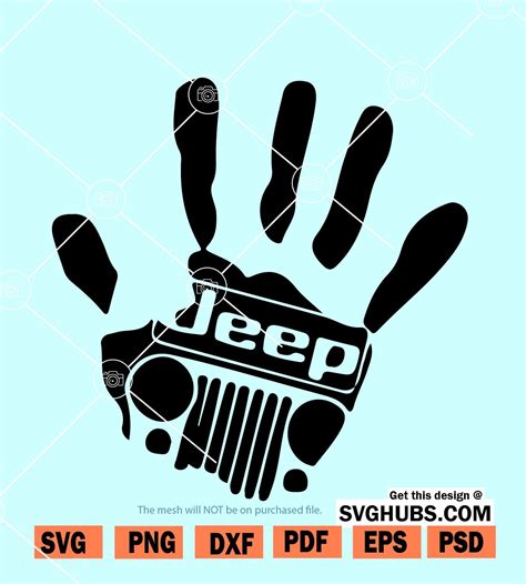 Jeep Wave Svg Jeep Hands Svg Jeep Wave Hand Svg