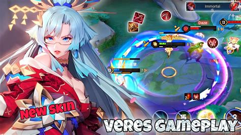 Veres New Skin Sakura Fubuki Slayer Lane Pro Gameplay Arena Of Valor Liên Quân Mobile Cot