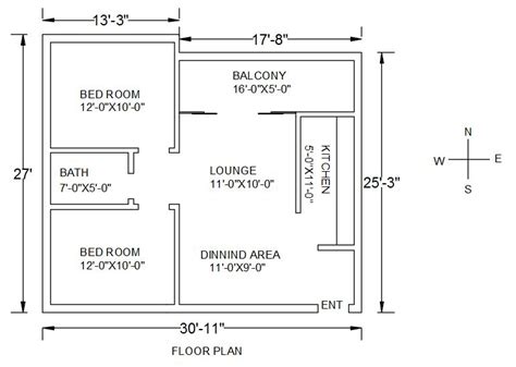 Floor Plan In Cad Floorplansclick