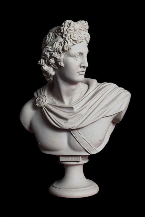 Apollo Bust Sculpture Large Sculpture Bust Sculpture Marble Sculpture