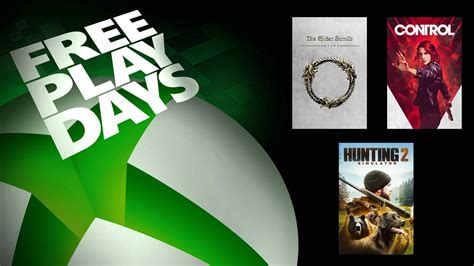 Free Play Days Control Et Autres Jeux Xbox Sont Jouables