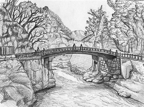 Draw Landscape Step By Step Drawing Nature And Landscapes How To Draw
