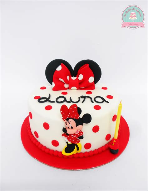 Minnie Mouse Cake Bolo Minnie Minnie Mouse Cake Mickey Mouse Mini