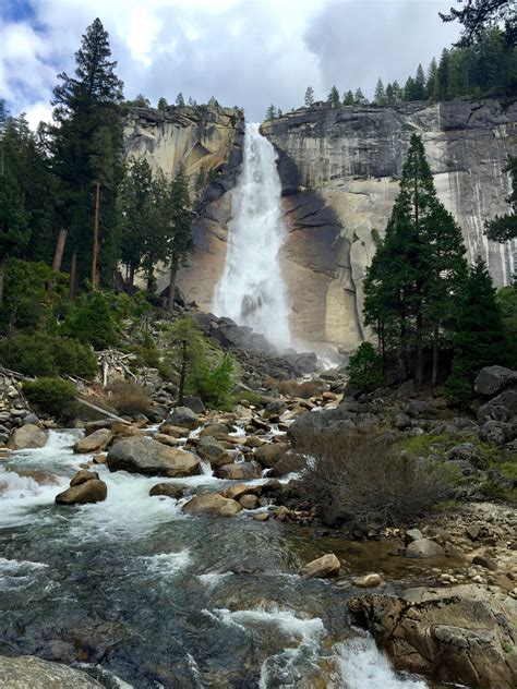 Nevada Falls in Yosemite National Park, CA [2448 x 3264] [OC] : ImagesOfCalifornia