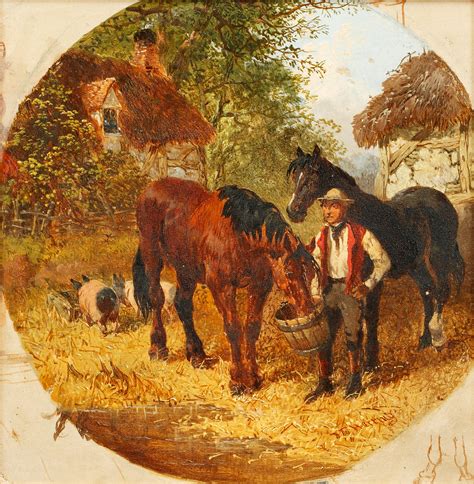 Bonhams John Frederick Herring Jnr British 1815 1907 Farmyard Scene