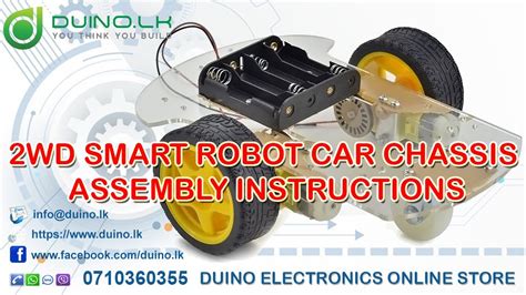 2wd Robot Car Assembly Instruction Arduino Related Youtube