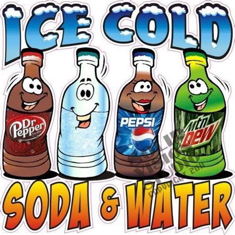 We apologize for any inconvenience. 10" Ice Cold Bottled Soda Pop Water Concession Cold Drinks ...