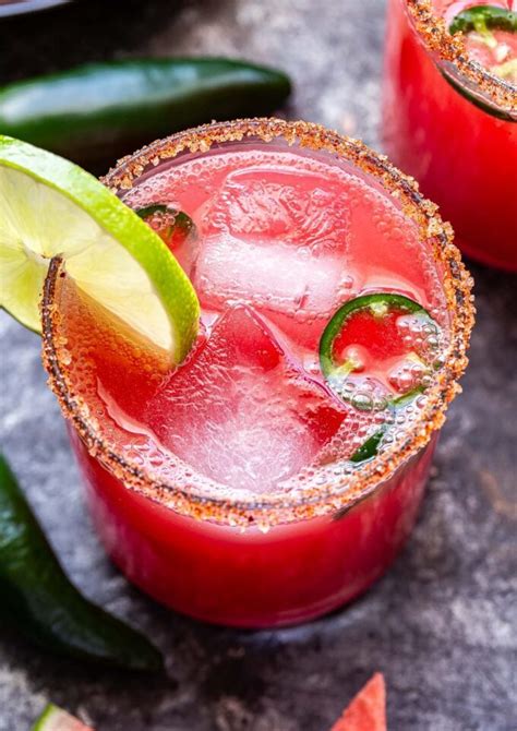 Spicy Watermelon Margaritas Recipe Runner