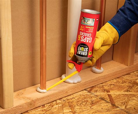 Use inside or out to fill gaps and cracks around plumbing lines and rim joists, in attics and basements, and more. How to Seal HVAC Ducts and Penetrations - | Great Stuff