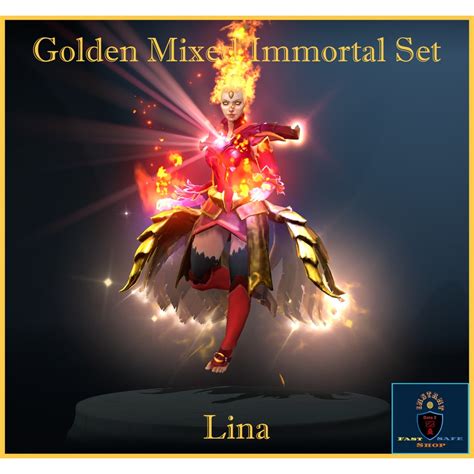 Dota 2 Lina Golden Mixed Immortal Set Shopee Malaysia
