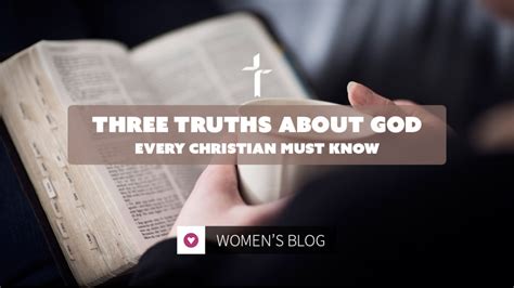 Three Truths About God Every Christian Must Know Glory Books