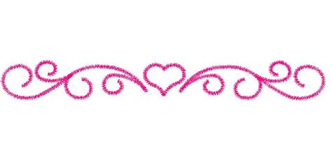Heart border embroidery design outlines designs – Gclipart.com
