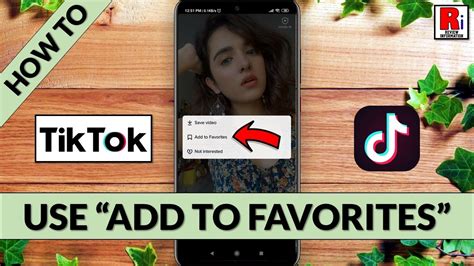 How To Use Add To Favorites Feature In Tiktok Youtube