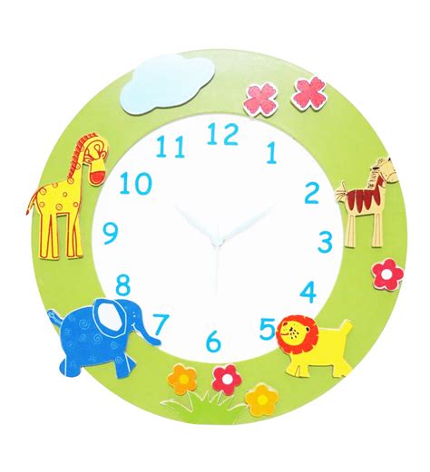 Buy Animal Wall Clock In Multicolour By Kidoz Online Kids Wall Clocks
