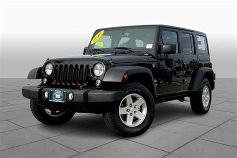 Pre Owned 2016 Jeep Wrangler Unlimited Sport Sport Utility In Bedford