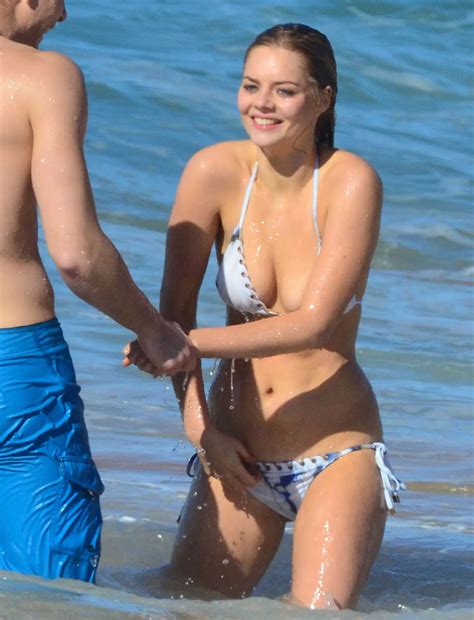 Samara Weaving In Bikini On The Set Oh Home And Away Hawtcelebs