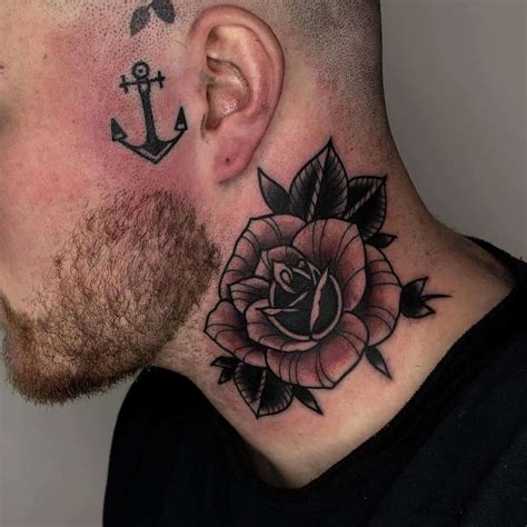 Tattooino is the right place to discover all the tattoos of your favorite celebrity. Top 71 Best Rose Neck Tattoo Ideas - 2021 Inspiration Guide