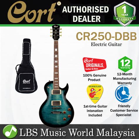 Cort Cr Mahogany Body Jatoba Fretboard Electric Guitar With Bag