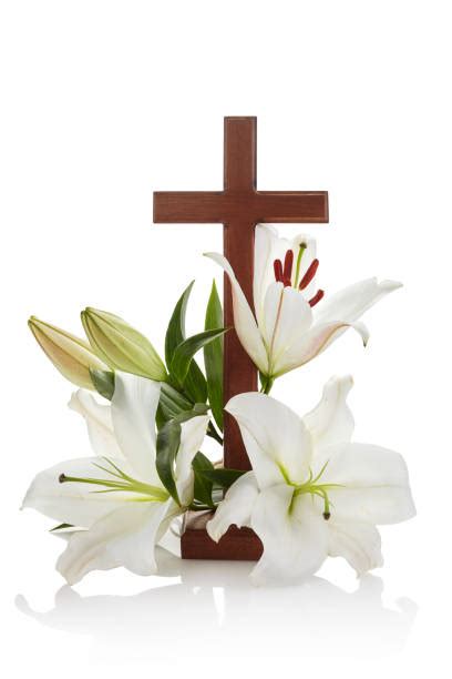 Cross With Lily Stock Photos Pictures And Royalty Free Images Istock