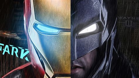 Ironman Vs Batman Mask Wallpaperhd Superheroes Wallpapers4k