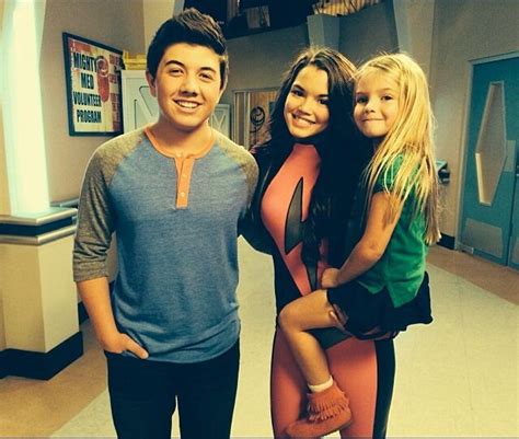 Bradley Steven Perry Paris Berelc And Mia Talerico On The Set Of