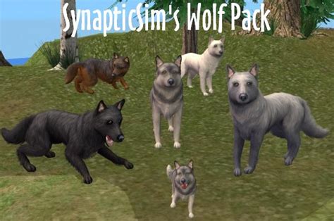 Mod The Sims Synapticsims Wolf Pack