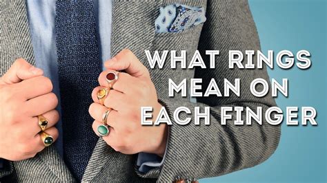 rings and their meaning symbolism for men what finger s to wear a ring on youtube thumb