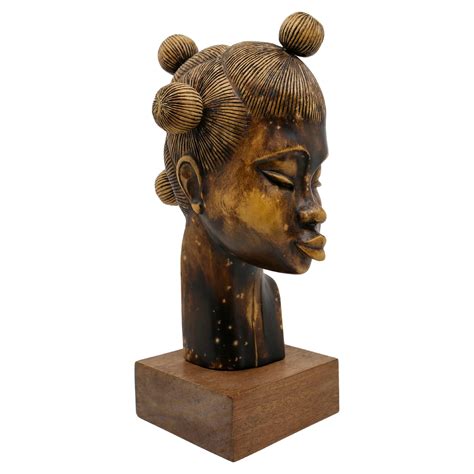 Baule Female Carved Wood Figure African Sculpture Sothebys Provenance