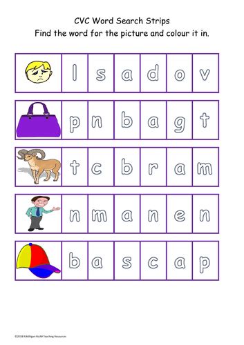 Cvc Words Activities Picture Cards Phonics Read Write Tasks Early Years