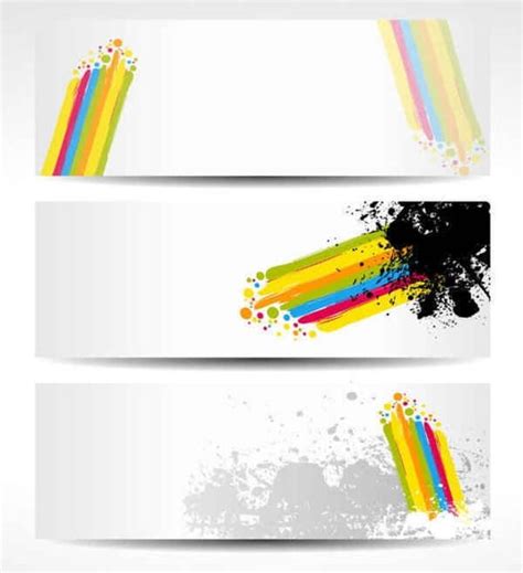 Color Vector Banners Background Eps Uidownload