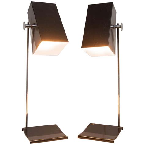 Pair Of Modernist Vintage Table Lamps No 0518 By Josef Hurka For Napako 1960s For Sale At 1stdibs