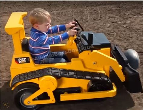 Construction Ride On Toys Caterpillar Bulldozer Kid Trax 12v Cat Bucket